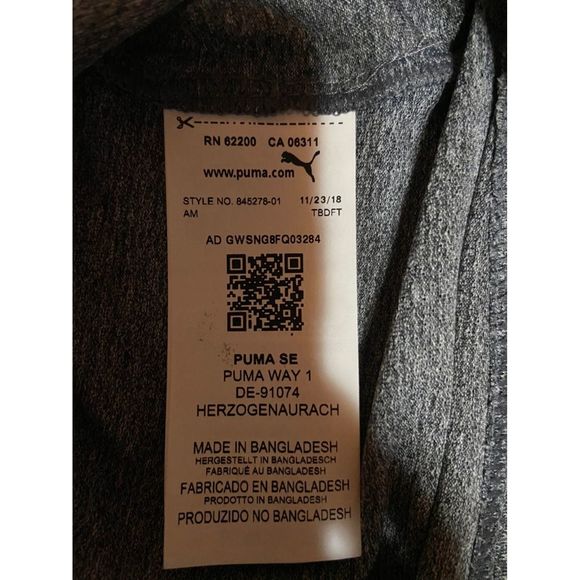 NWT Puma Mesh Logo Tank sz L - Picture 5 of 6